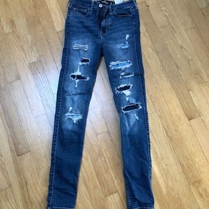 Hollister ripped jeans